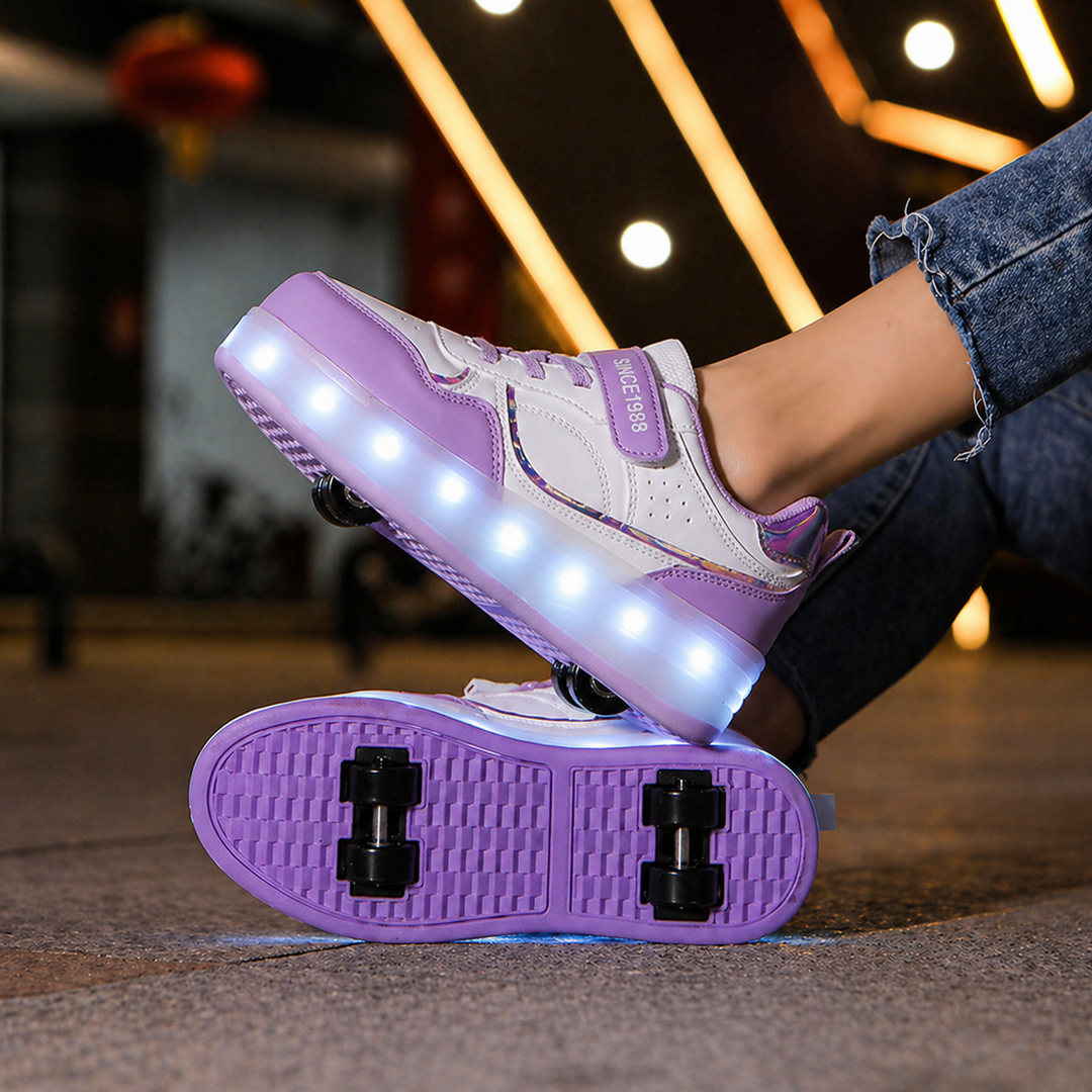 Kinder Orthopädische LED Rollschuhe