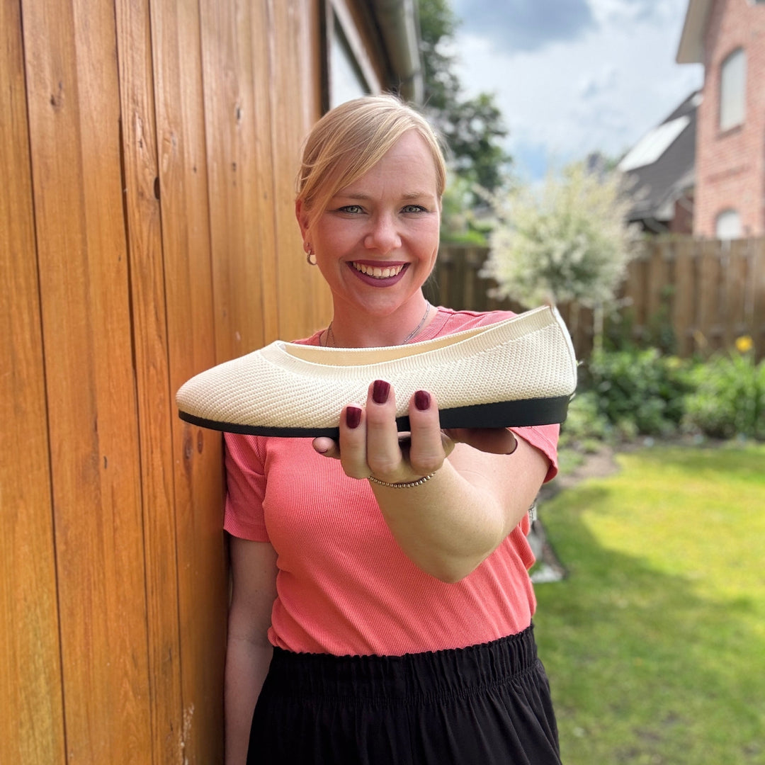 Bequeme Damen Ballerinas, perfekt für den Frühling, als Freizeitschuh oder stilvoller Alltagsschuh.