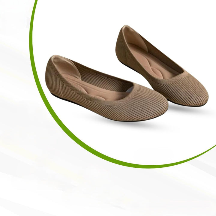 Leichte Damen Ballerinas für den Frühling, vielseitige Alltagsschuhe, bequem und modisch flach.