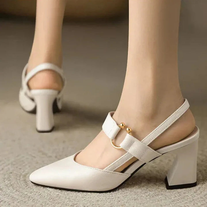 Komfortable Damenschuhe mit Blockabsatz, gepolstert für langen Alltagskomfort & Herbstmode.