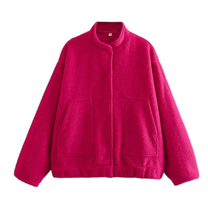 Damen Bomberjacke, oversized und bequem, die perfekte Herbstjacke für einen entspannten Look.