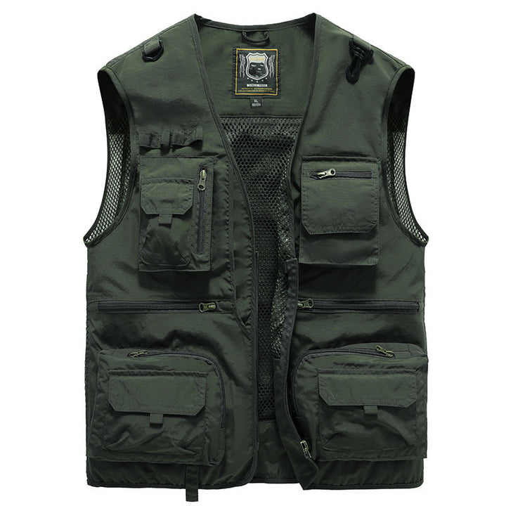 Vielseitige Damen Utility-Weste für Outdoor, Wandern, Angeln & Reisen, mit viel Stauraum.