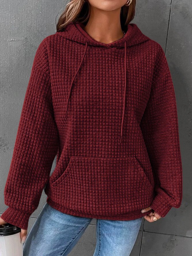 Hochwertiger Damen Kapuzenpullover für Freizeit und Wohlfühlmomente. Lässiger und bequemer Pullover.