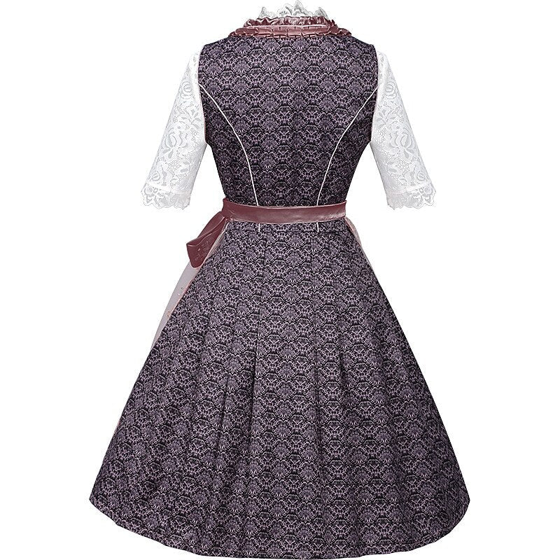 Elegantes rosa Damen Dirndlkleid Emma. Perfektes Festkleid für Oktoberfest & bayerische Anlässe. Trachtenmode.