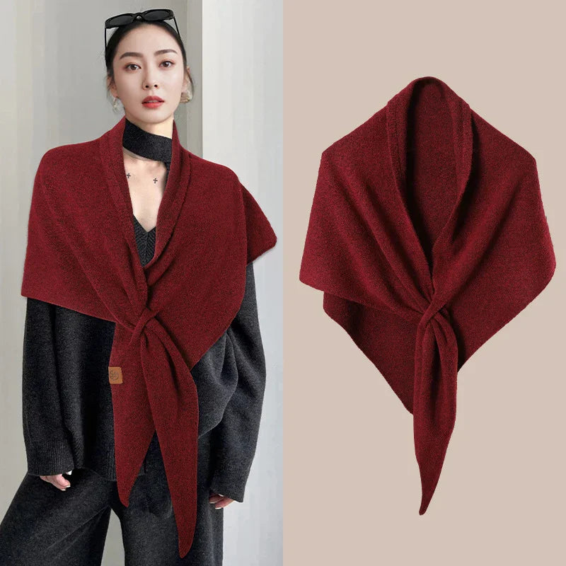 Elegantes Damen Dreieckstuch, vielseitiger Modeschal für Herbst & Winter. Perfektes Damen Accessoire.