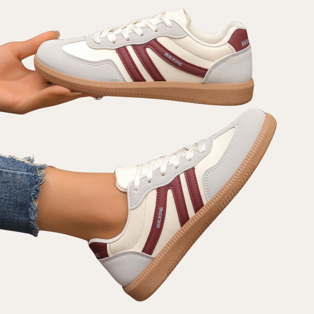 Vielseitige Damen Frühlings-Sneaker, die Stil und Komfort vereinen. Bequeme Low-Top Schuhe für modische Alltagslooks.