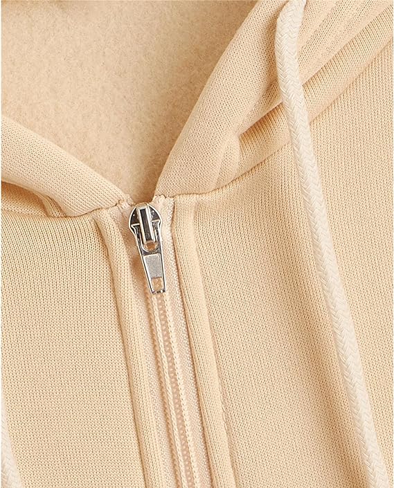 Komfortabler Damen Freizeit-Hoodie mit praktischen Taschen & Reißverschluss.