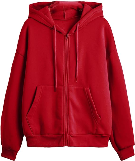Stilvoller Damen Kapuzenpullover mit Reißverschluss, ideal für einen sportlichen Look.