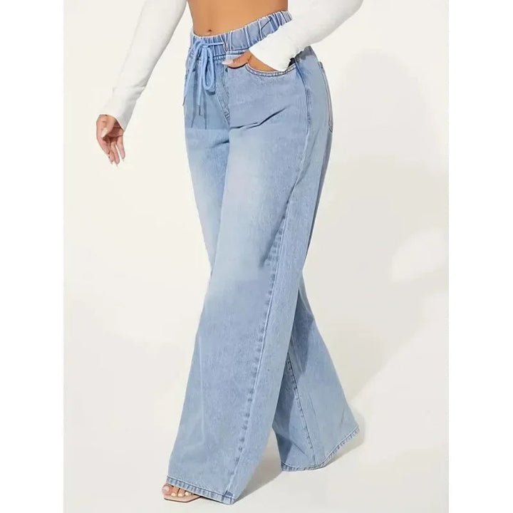 Trendige Damenjeans mit High Waist und Baggy-Schnitt für eine moderne, entspannte Silhouette. Perfekt für Freizeitlooks.
