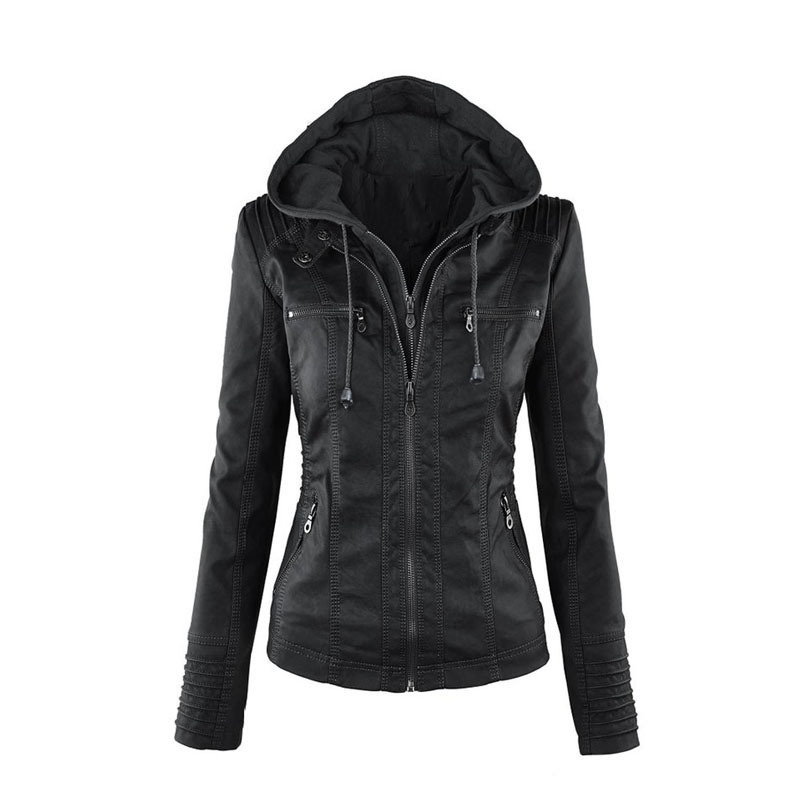Damen Kapuzenjacke mit Reißverschluss. Moderner Schnitt, ideal für Alltag und Freizeit.