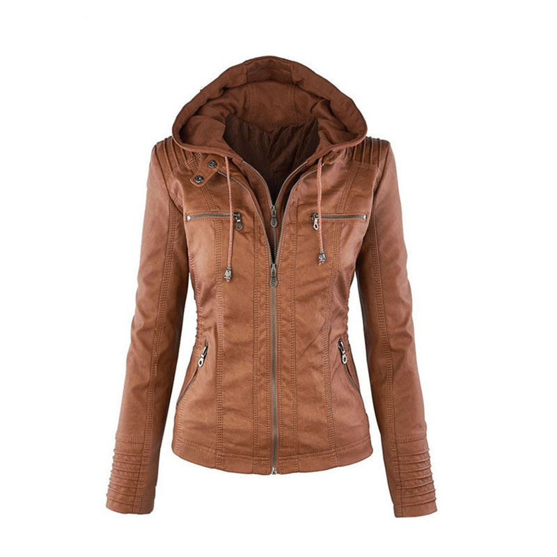 Casual Damen Kapuzenjacke, perfekt für den Alltag. Moderner Reißverschluss-Stil für Frauenmode.