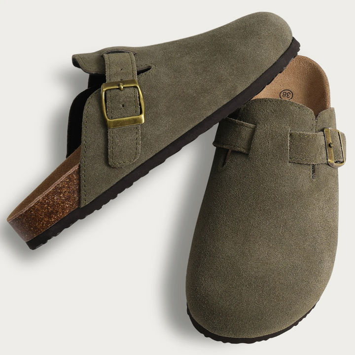 Bequeme Damen Sommerschuhe: ergonomische Fußbett Sandalen mit weicher Sohle für maximalen Komfort.