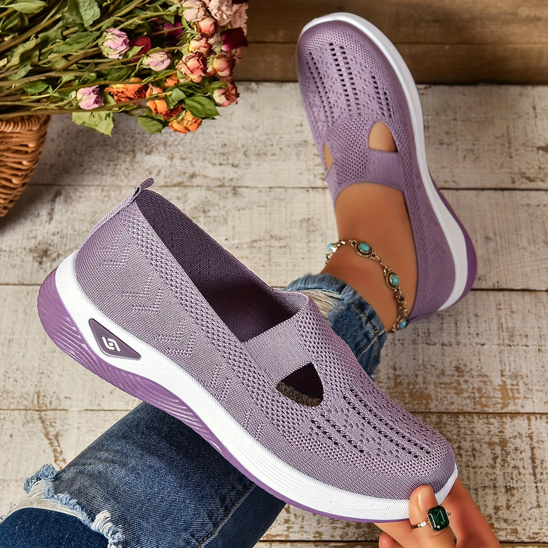 "Damen Komfort-Sneaker in Beige, orthopädisch, atmungsaktiv, leichtes Material, stilvolles Design für maximalen Komfort."