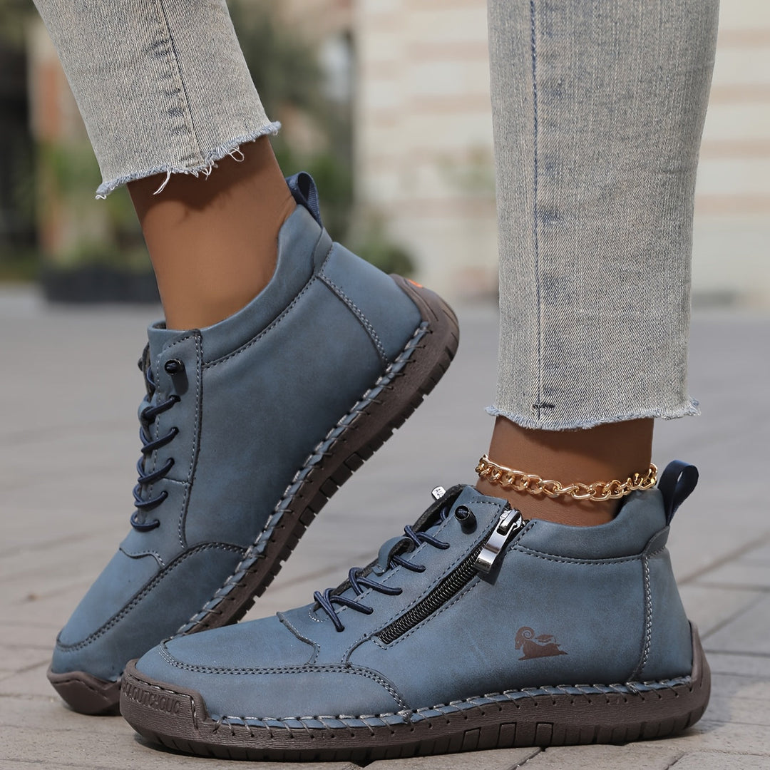 Vielseitige Damen Alltagsschuhe, bequeme Sneaker mit orthopädischer Sohle für ganztägigen Komfort.