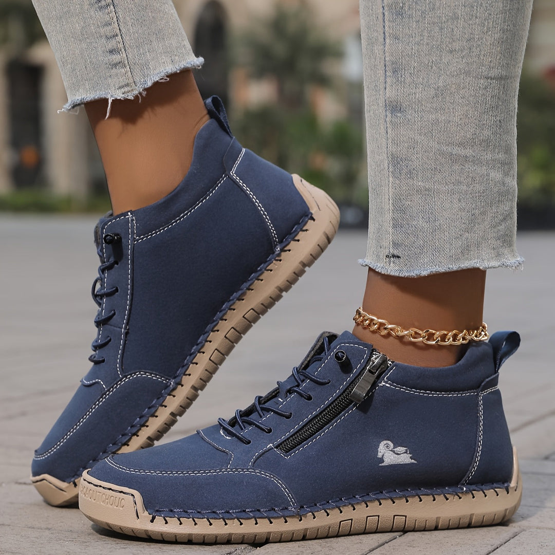 Unterstützende Damen Gehschuhe mit breiter Passform & dämpfender Orthopädiesohle für Entlastung.