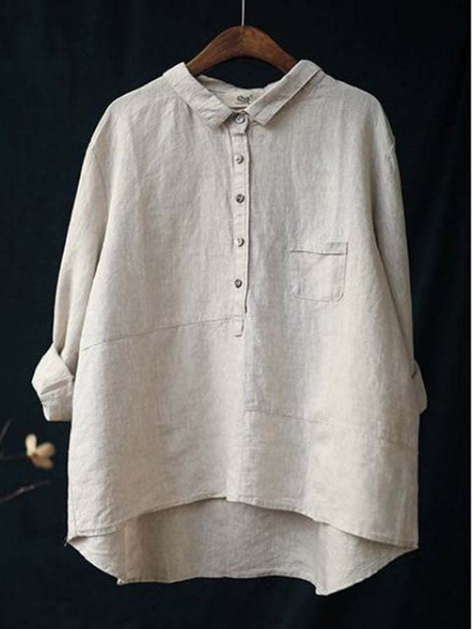 Vielseitiges Damen Kurzarm-Shirt mit Knopfleiste und klassischem Kragen für stilvolle Sommer-Outfits. Komfortabel.