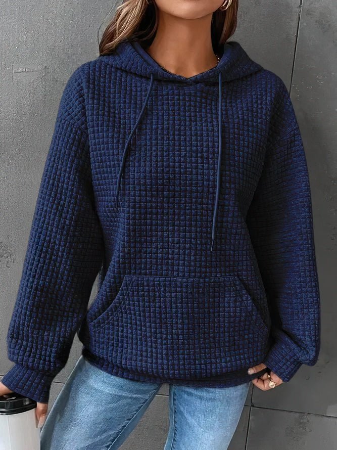 Stilvoller Damen Kapuzenpullover: Vielseitiges Oberteil für Frühling & entspannte Tage.
