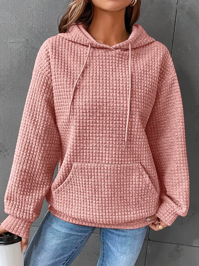 Bequemer Damen Kapuzenpullover: Entspannter Frühlings-Look, ideal für Freizeit & Alltag.