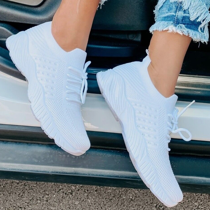 Federleichte Damen Sportschuhe, atmungsaktiv & rutschfest. Ultimativer Komfort für Freizeit & lange Tage.
