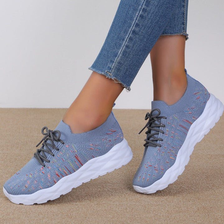 Vielseitige Damen Schnür-Ballerinas, leicht & bequem für Frühling, Sommer und Herbst. Perfekte Alltagsschuhe.