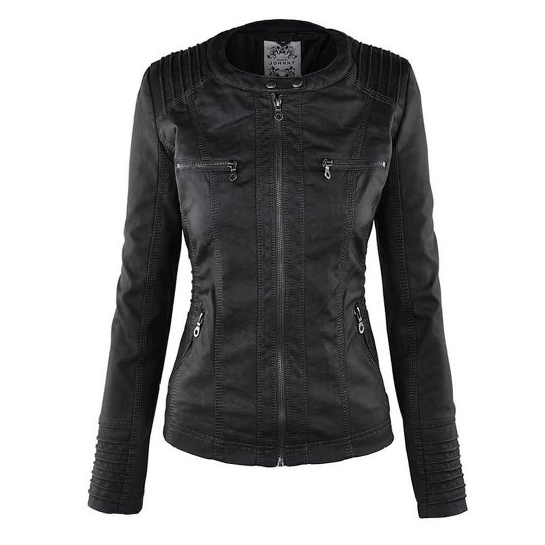 Praktische Damen Windjacke mit Kapuze, leicht packbar, wasserabweisend für unterwegs.