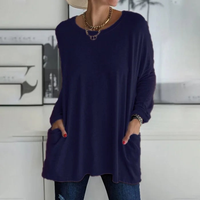 Bequemes Damen Loose Fit Oberteil bietet optimalen Komfort und modischen Stil.