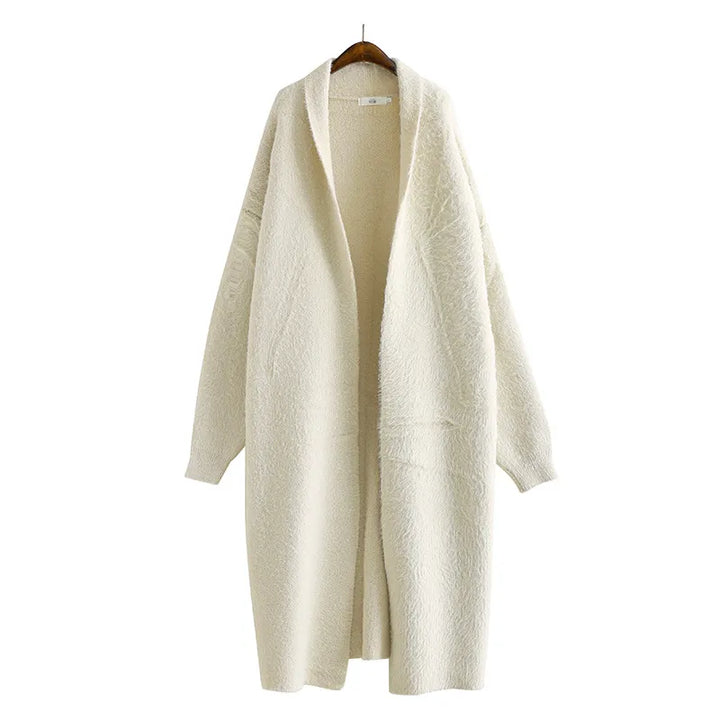 Eleganter, leichter Damen Longline Cardigan Edith, vielseitig kombinierbar für frühlingshafte Outfits.