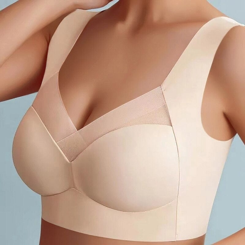 Unsichtbarer Push-Up BH für Damen, nahtlos verarbeitet. Bietet Halt & Formung für ein schönes Dekolleté.