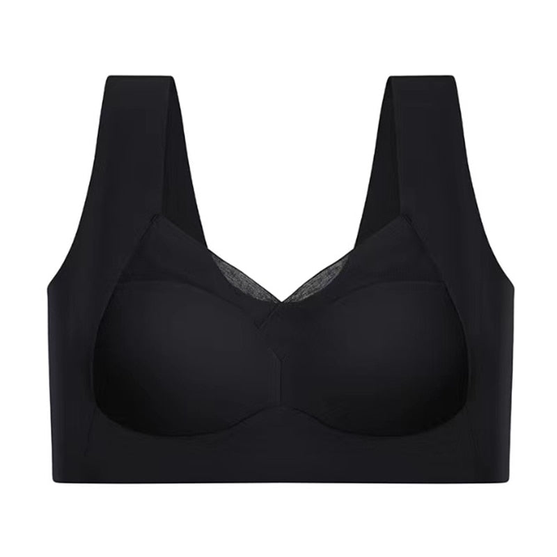 Damen Lingerie: Unsichtbarer Push-Up BH, nahtlos & formend. Perfekt für einen glatten Look im Alltag.