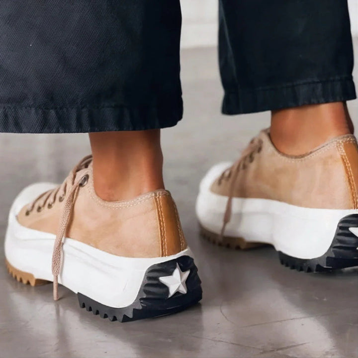 Damen Komfortschuhe für den Sommer, atmungsaktiv, orthopädisch und leicht, ideal für lange Tage.