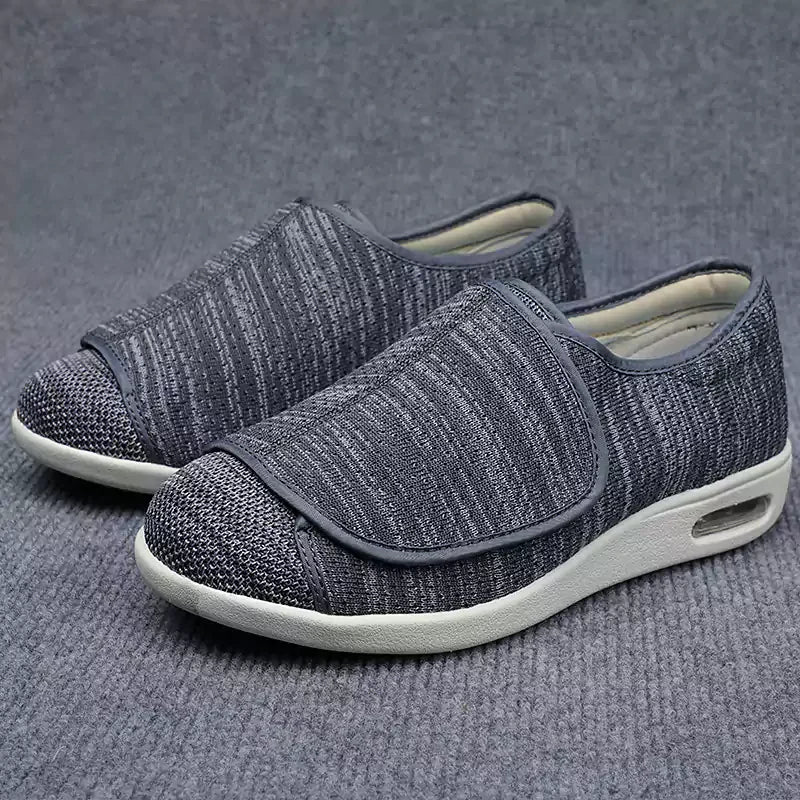 Damen orthopädische Klettverschluss-Schuhe, bequem, stilvoll, in verschiedenen Farben, ideal für täglichen Komfort.