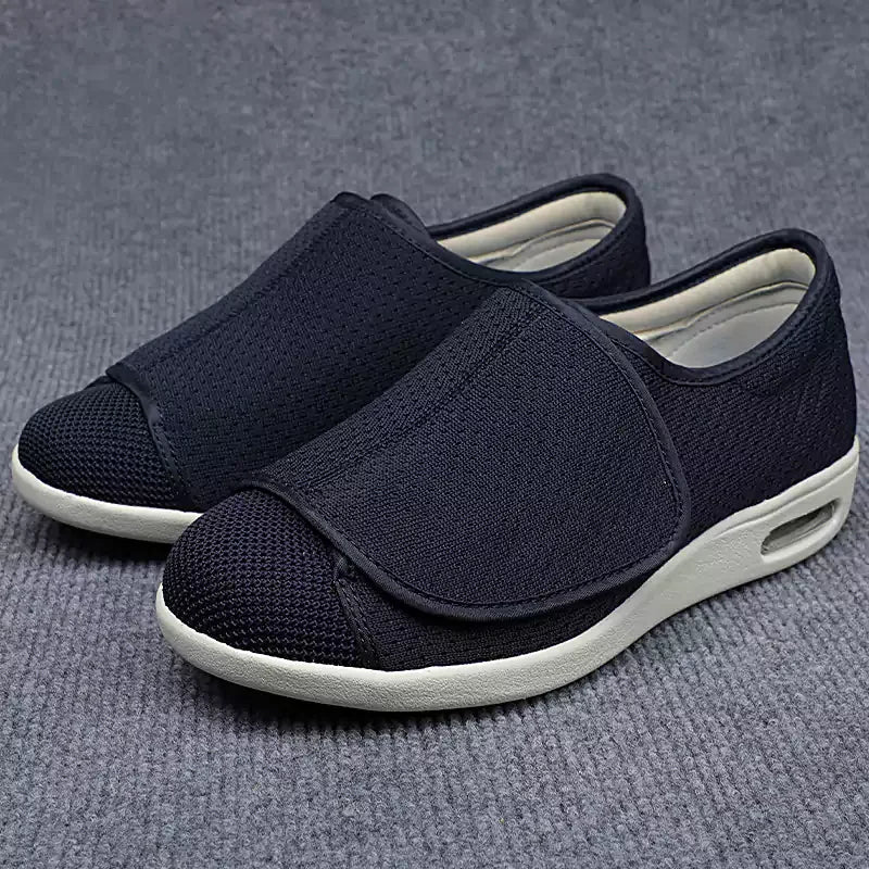 Damen orthopädische Klettverschluss-Schuhe, bequem, stilvoll, in verschiedenen Farben, ideal für täglichen Komfort.