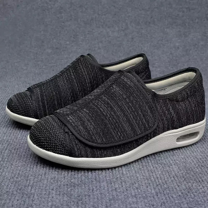 Damen orthopädische Klettverschluss-Schuhe, bequem, stilvoll, in verschiedenen Farben, ideal für täglichen Komfort.
