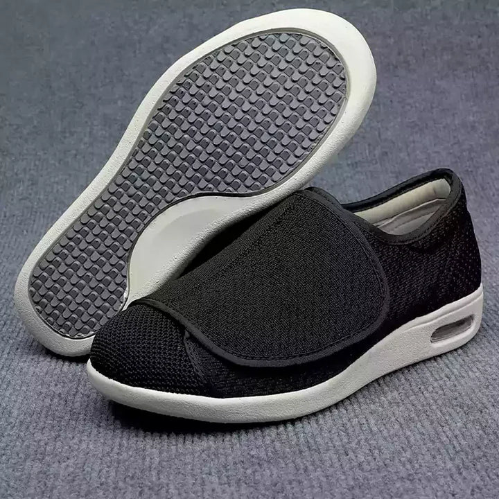 Damen orthopädische Klettverschluss-Schuhe, bequem, stilvoll, in verschiedenen Farben, ideal für täglichen Komfort.