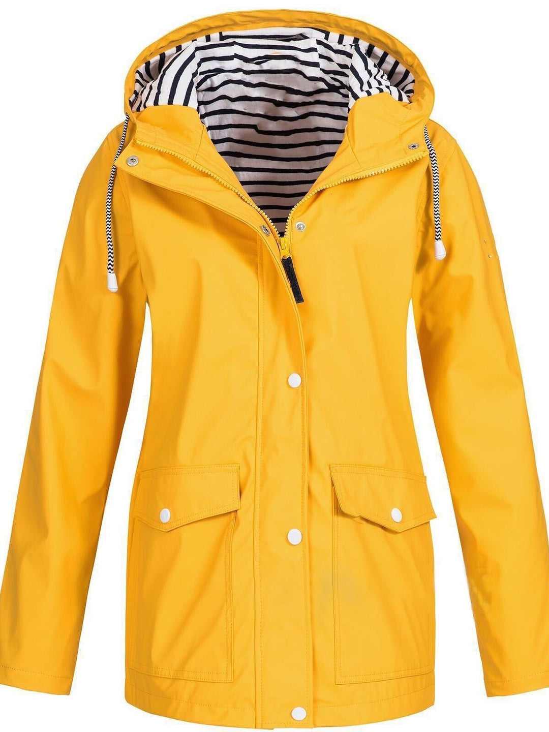 Damen Outdoor Jacke, wasserdicht & winddicht, ideal für Wanderungen und aktive Freizeit im Frühling und Herbst.
