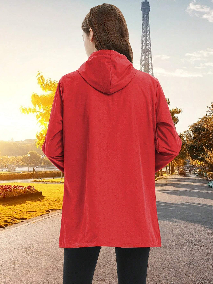 Vielseitige Damen Freizeitjacke, wasserdicht und winddicht, ideal für Frühling, Herbst und alle Wanderungen.
