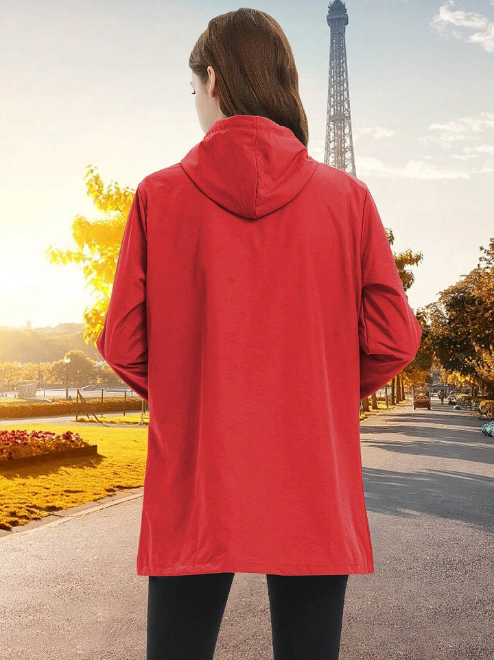 Vielseitige Damen Freizeitjacke, wasserdicht und winddicht, ideal für Frühling, Herbst und alle Wanderungen.