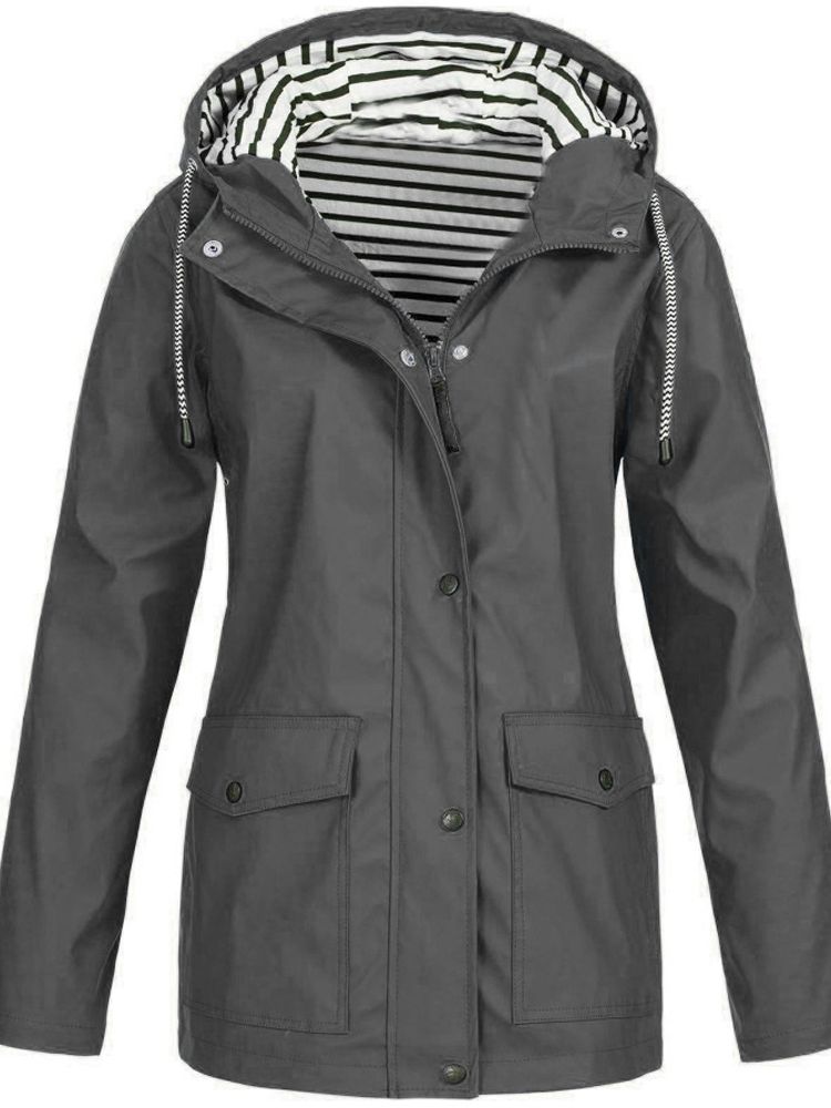 Leichte Damen Allwetterjacke, wasser- & winddicht, optimal für Wanderungen, Trekking und Spaziergänge in Natur.