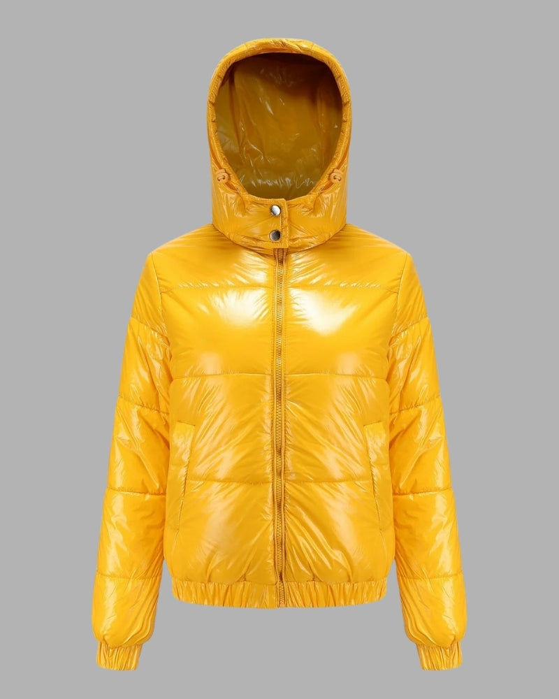 Damen Pufferjacke, leicht gefüttert, stylische Übergangsjacke für kühle Frühlingstage & Freizeit.