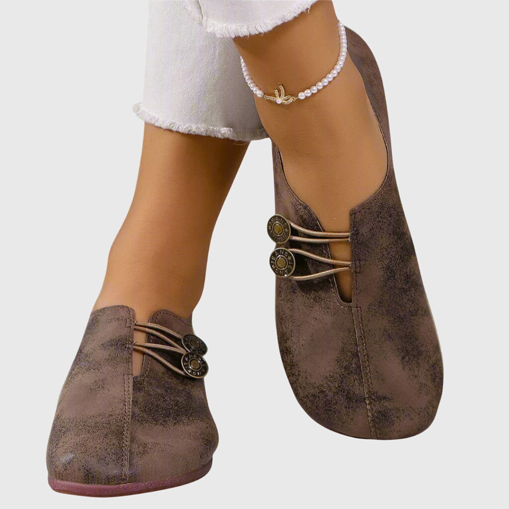 Damen Regine Ballerinas, bequem & stilvoll, ideal für Frühling & Alltag. Flache Slip-on Schuhe.