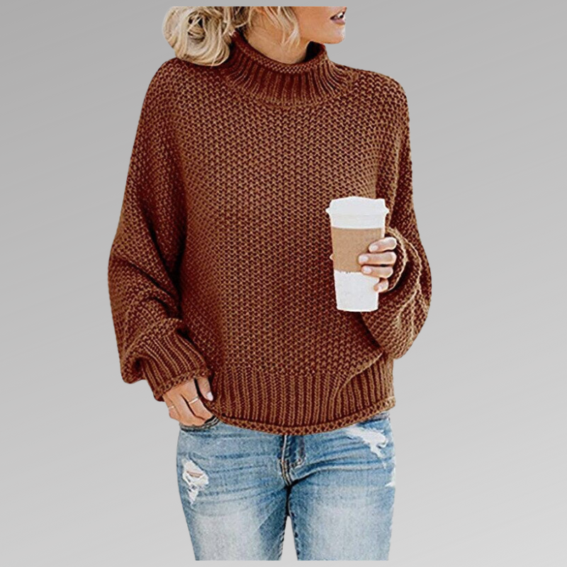 Bequemer Damen Langarm-Pullover, Strickware, perfekt für Freizeit im Herbst.