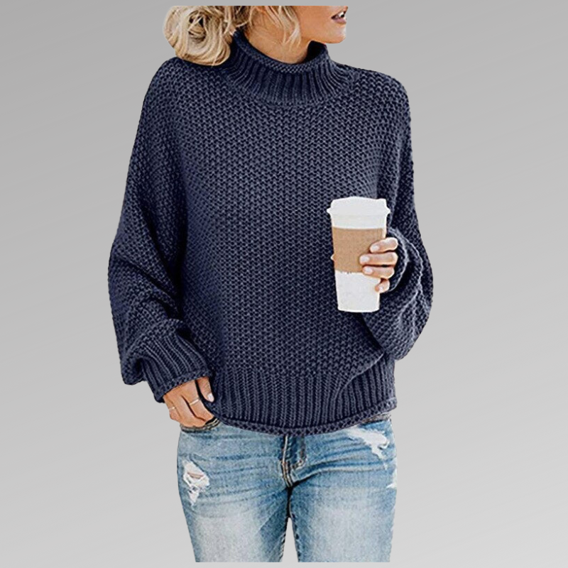 Vielseitiger Damen Herbst-Pullover, Strick, warm und bequem für jeden Anlass.