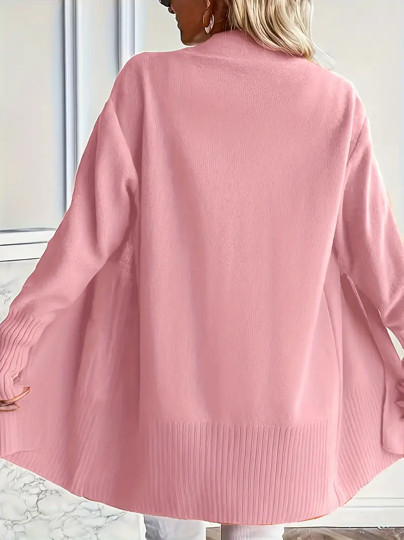 Lässiger Damen Strickpullover mit Rundhals, lockere Passform, ideal für jeden Tag.