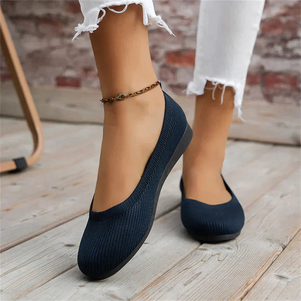 Federleichte Damen Bequemschuhe mit ergonomischem Design und 5° Zehenwinkel, perfekt für langes Tragen.