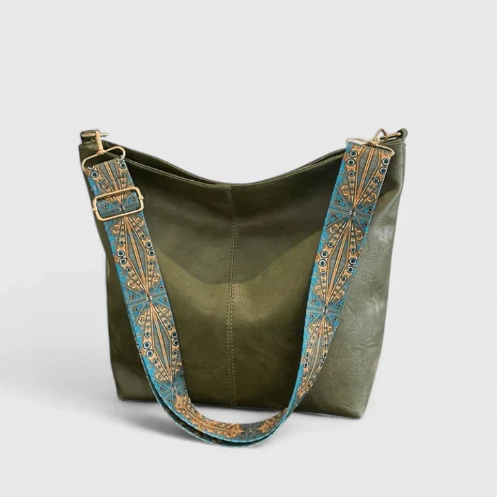 Stilvolle Damen Schultertasche in Schwarz, einzigartiges Design; elegante Handtasche als vielseitiges Sommer-Accessoire.