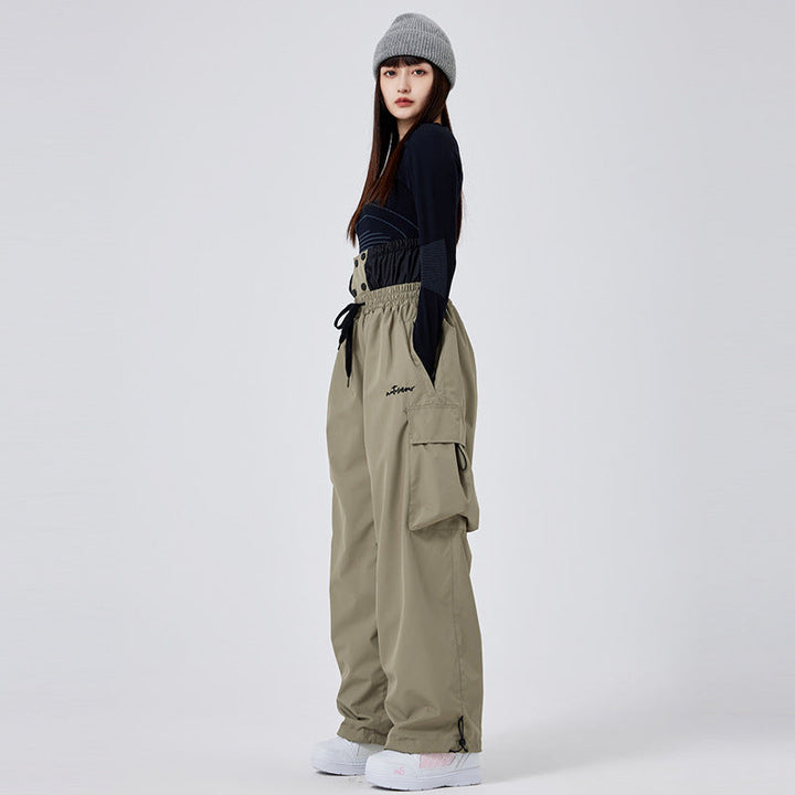 Robuste, schneesichere Damen Skihose, isoliert und warm. Die atmungsaktive Winterhose ist ideal für Wintersport & Outdoor.