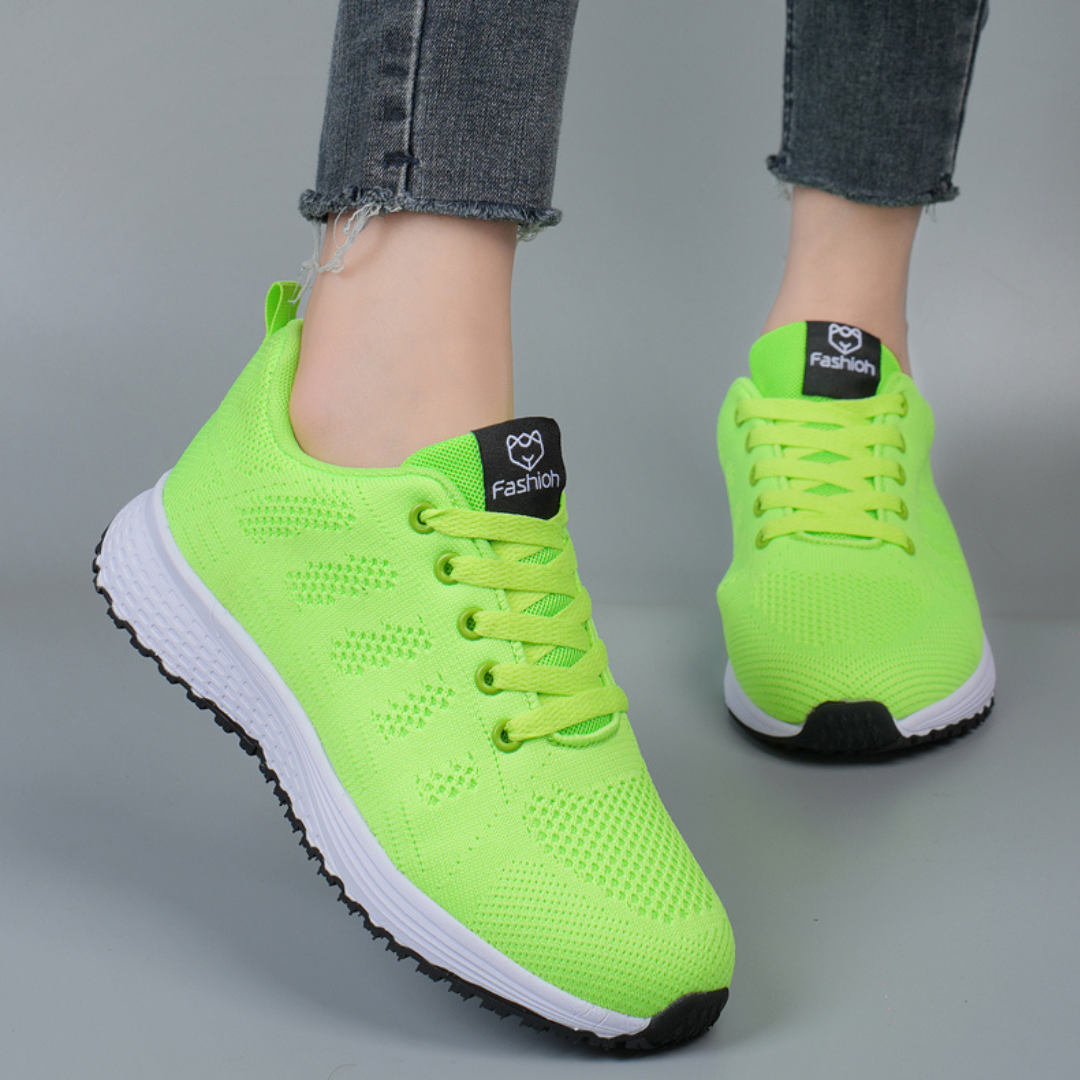 Ganzjährige Damen Komfortschuhe: Leichte, atmungsaktive Sneaker mit gepolsterter Sohle für jeden Tag & jede Aktivität.