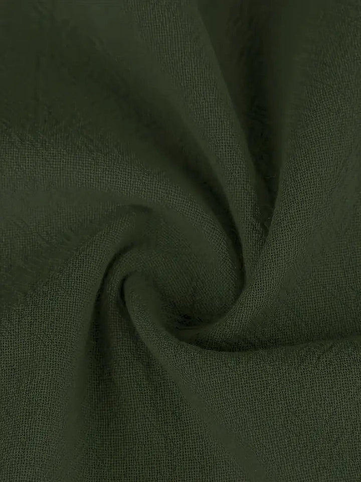 Bequemes Kurzarm-Midikleid für Damen mit praktischen Taschen, vielseitig tragbar.