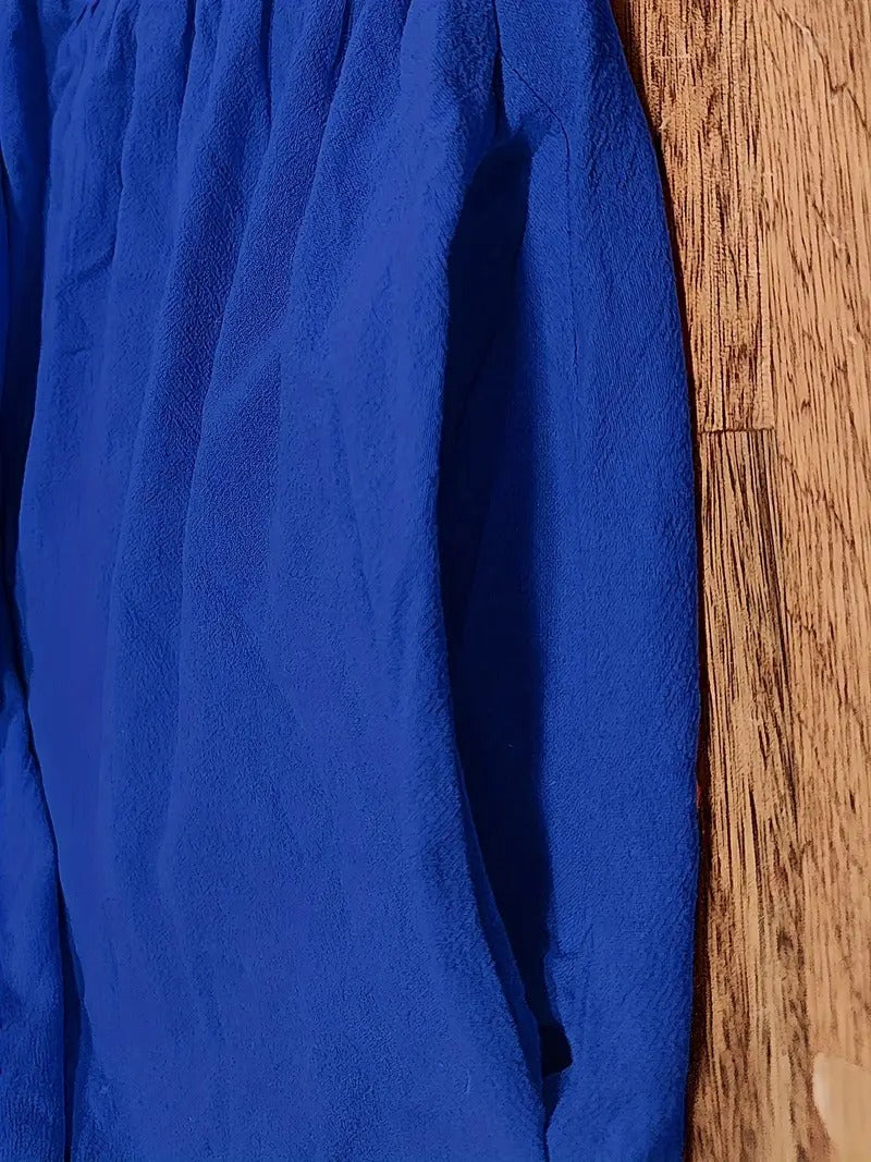 Damen Midikleid mit Taschen, perfekt für Sommer-Looks, bequem und modisch zugleich.