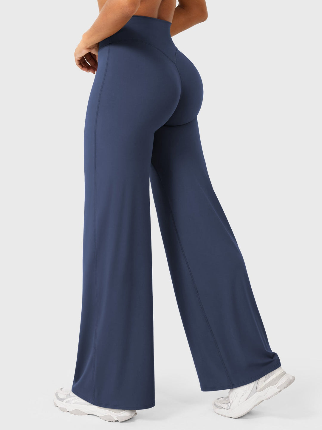 Lässige Franziska Damenhose mit weitem Bein & hohem Bund, für stilvolle Leichtigkeit.
